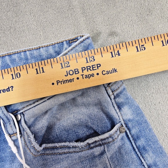 Walker Rose x Risen Jeans Barrel Leg High Rise Women 3/26 Salt Tree Stretch - Picture 9 of 16